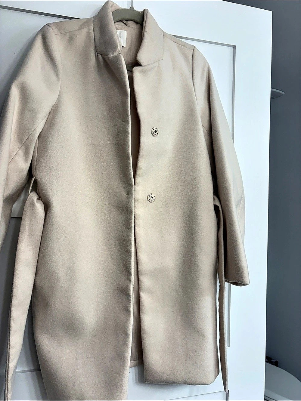 H&M Trench Coat in Beige Size XS Like New